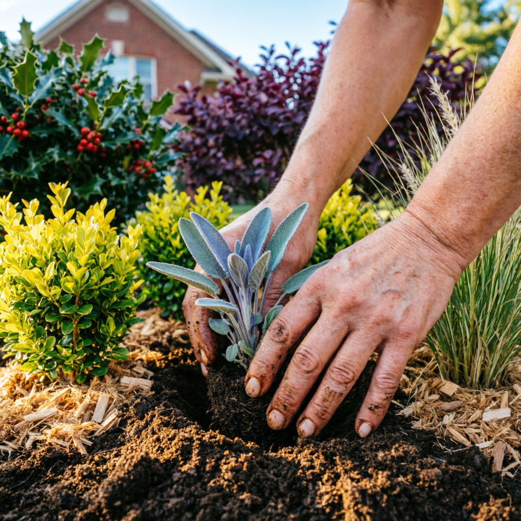 Planting bed installation